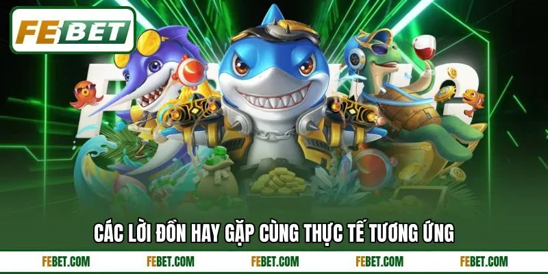 Các lời đồn hay gặp cùng thực tế tương ứng Các lời đồn hay gặp cùng thực tế tương ứng