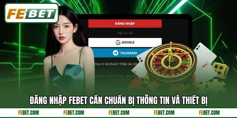 Đăng nhập FEBET cần chuẩn bị thông tin và thiết bị Đăng nhập FEBET cần chuẩn bị thông tin và thiết bị
