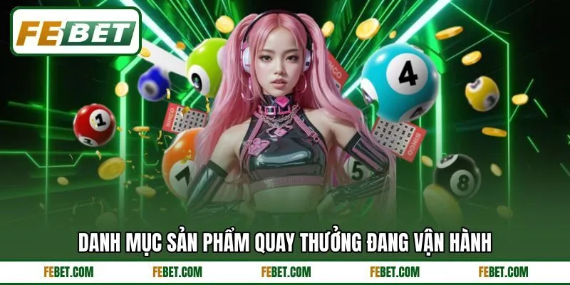 Danh mục sản phẩm quay thưởng đang vận hành