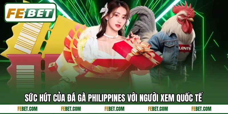 Sức hút của đá gà Philippines với người xem quốc tế