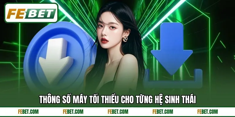 Thông số máy tối thiểu cho từng hệ sinh thái