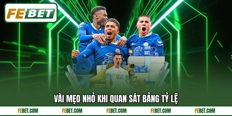 Vài mẹo nhỏ khi quan sát bảng tỷ lệ